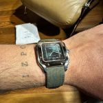 Buy Custom Cartier Santos alligator leather watch straps replacement watch band