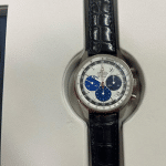 Zenith watch replacement Black alligator leather strap