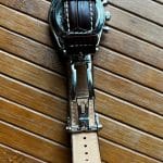 Zenith Pilot Type 20 Chronograph Extra Special Blue suede leather watch band strap (4)