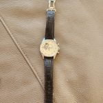 Zenith Pilot Type 20 Chronograph Extra Special Blue suede leather watch band strap (2)