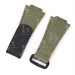 Handmade black leather strap replacement for Hublot big bang meca 10