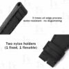 Buy Custom Black nylon fabric for IWC Textile Strap Pilot 20mm 21mm 22mm replacement watch Straps (2)