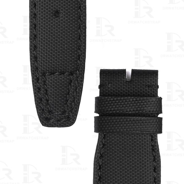 Buy Custom Black nylon fabric for IWC Textile Strap Pilot 20mm 21mm 22mm replacement watch bands (2)