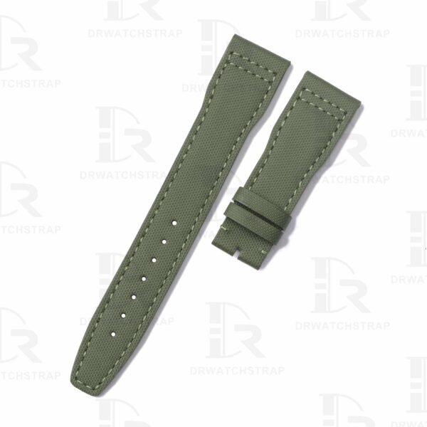 Buy Custom Oliver Green nylon fabric for IWC Textile Strap Pilot 20mm 21mm 22mm replacement watch band