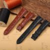 Buy Custom handmade replacement brown leather watch band for Bvlgari Assioma straps (2)