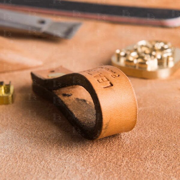 Custom logo engraved personalized leather watch bands straps