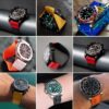 20mm elastic watch stap exercise for Rolex, Tudor, Longines, Patek Philippe, Blancpain, etc