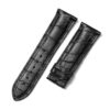 Custom replacement Black alligator watchband for Parmigiani Fleurier strap