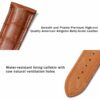 Custom replacement Brown alligator watchband for Parmigiani Fleurier straps (2)