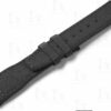 Custom Textile nylon canvas replacement black watch bands and straps for IWC Pilot 21mm 22mm