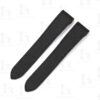 Black nylon watch strap for Cartier De Santos 100 from DR Watchstrap with premium canvas kevlar material