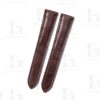 Handmade custom cartier tank must Brown leather watchbands 16mm 18mm 20mm 23mm for sale (1)