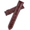 Handmade custom leather alligator watch bands for Corum Admiral's Cup Golden Bridge straps