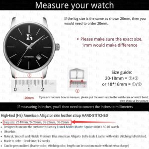 how to measure your watch lug size and buckle width