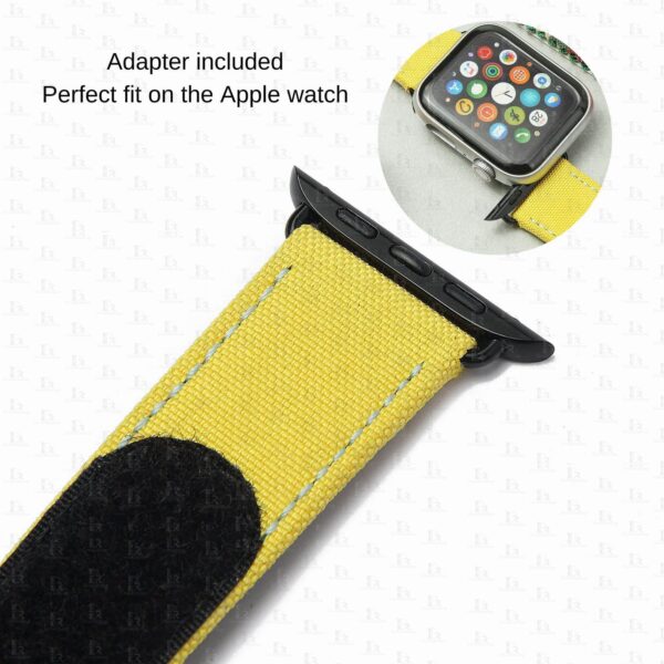 Nylon canvas velcro strap for apple all model 38mm.42mm