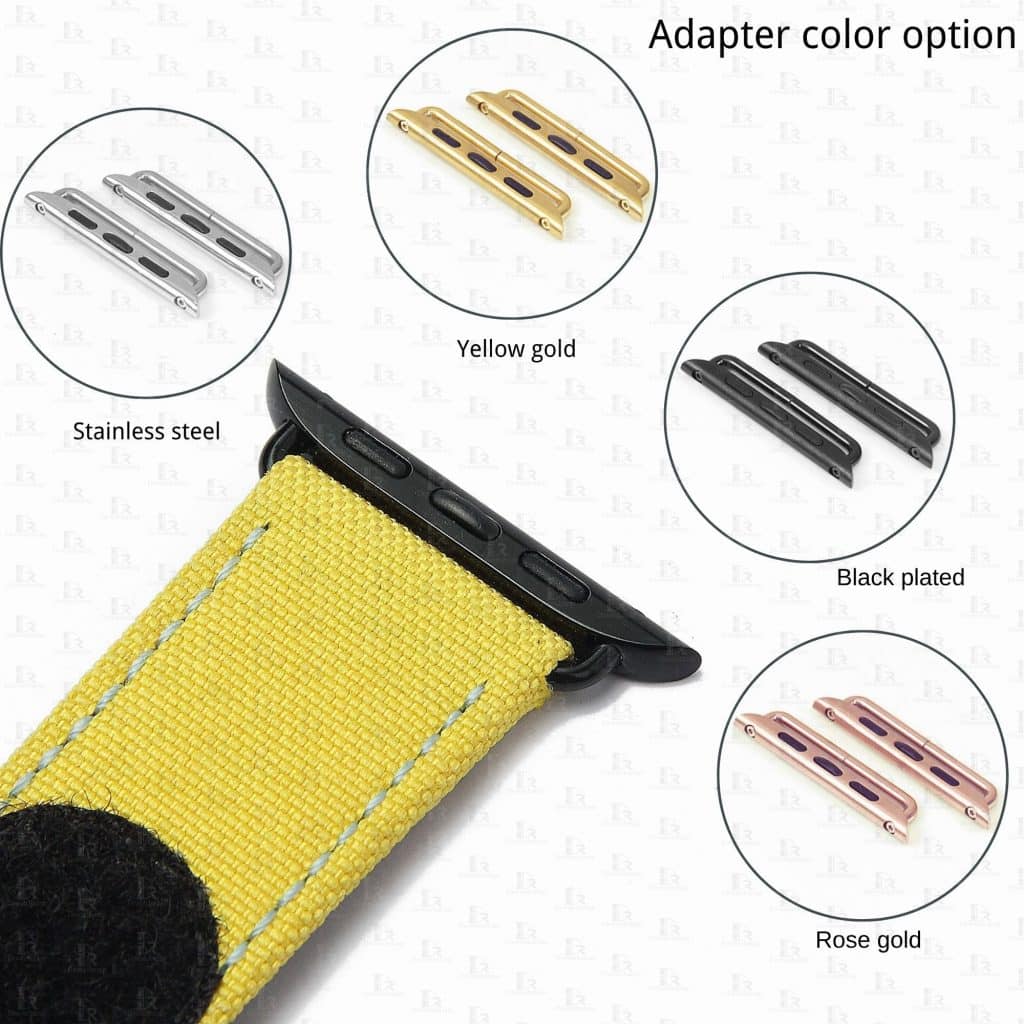 Nylon canvas velcro strap for apple all model 38mm.42mm