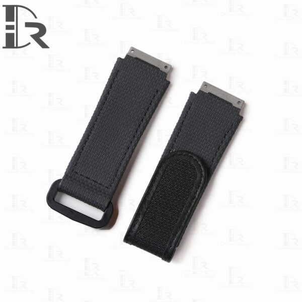Custom rubber velcro watch band and elastic black replacement strap for Richard Mille RM 035 030 055 011 016 059 067 067-02 027 07 aftermarket for sale