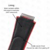 Custom rubber velcro watch band and elastic red replacement watch strap for Richard Mille RM luxury watches aftermarket watch bands online for sale at a low price