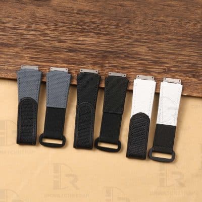 Custom rubber velcro watch band and elastic replacement strap for Richard Mille RM 035 030 055 011 016 059 067 067-02 027 07 aftermarket for sale