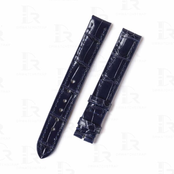 Handmade replacement alligator leather watch bands for Cartier Must Colisée straps