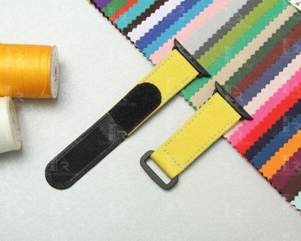 Nylon canvas velcro strap for apple all model 38mm 42mm