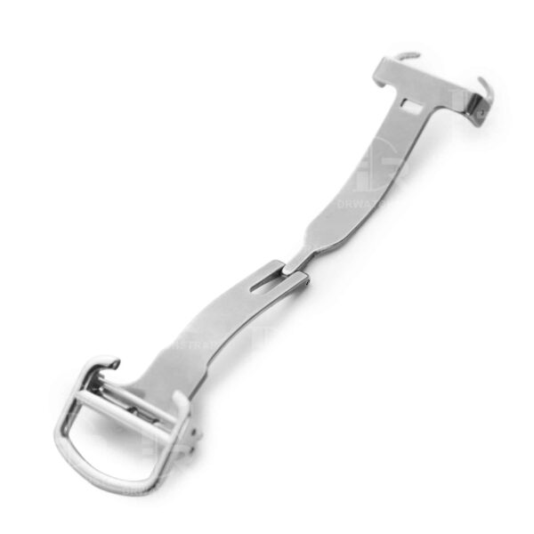 Replacement double-folded deployment buckle for Cartier watch 14mm 16mm 18mm clasp