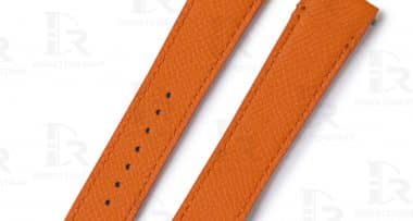 Replacement Cartier santos strap orange epsom leather quickswitch
