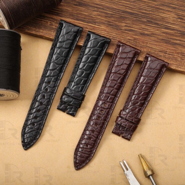 Buy Custom Breguet Tradition Round scale American Alligator Watch Strap