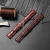 Buy Custom Brown Round scale American Alligator leather watch band replacement for Breguet (1)