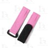Custom Canvas pattern rubber velcro watch strap replacement for Rolex Pink band