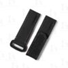 Custom canvas black replacement velcro rubber watch strap and watch band 20mm 21mm 22mm for Rolex, Blancpain, Omega