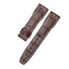 Custom replacement brown leather watch strap for IWC Big Pilot luxury watch at a low price from DR Watchstrap