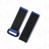 Custom canvas blue replacement velcro rubber band bracelets and watch straps 20mm for Rolex, Blancpain, Omega