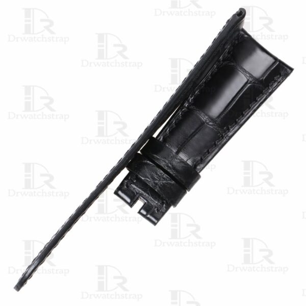 Handmade alligator watchbands for Vacheron Constantin Harmony 78054000 leather strap Customized (6)