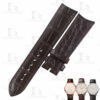 Handmade alligator watchbands for Vacheron Constantin Traditionnelle black leather strap Customized (1)