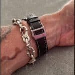 custom IWC pilot calfskin leather watch strap