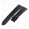 leather strap for Zenith ELITE STAR black alligator replacement watchband (2)