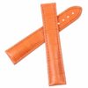 omega seamaster watch bands alligator leather watch strap (5) Omega watch leather strap replacement alligator the best quality Omega Seamaster orange watch straps Omega Seamaster watch bands for sale
