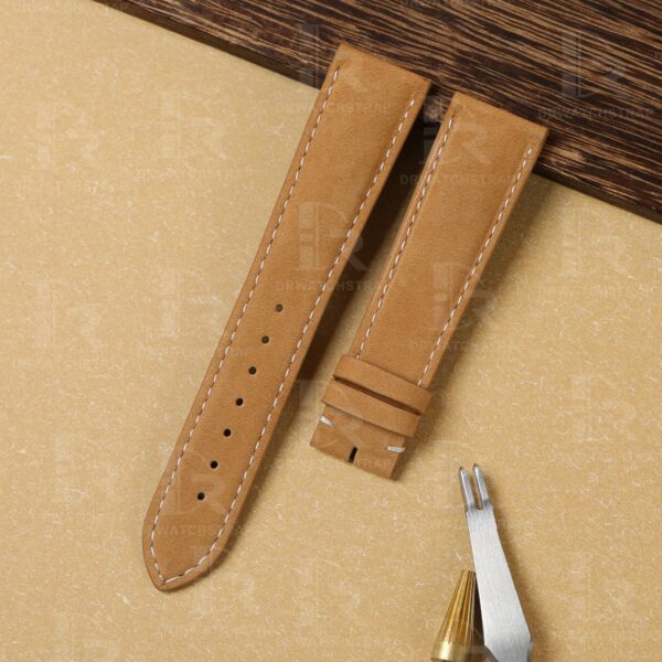 Handmade calfskin leather watch strap for Glashütte Glashutte Watch Bands Quintessentials