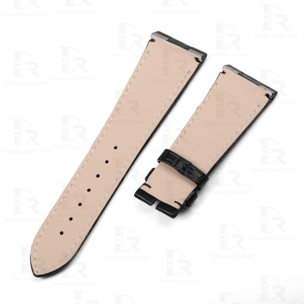 Buy Custom Girard Perregaux VINTAGE 1945 Black leather watch strap 22mm 24mm 26mm handmade for strap (2)