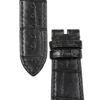 Buy Custom Girard Perregaux VINTAGE 1945 Black leather watch strap 22mm 24mm 26mm handmade for watch bands