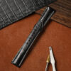 Soft and Pliable genuine alligator leather material watch band