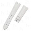 Buy custom Bvlgari B.zero1 White leather watch strap 13mm 16mm 18mm handmade for sale