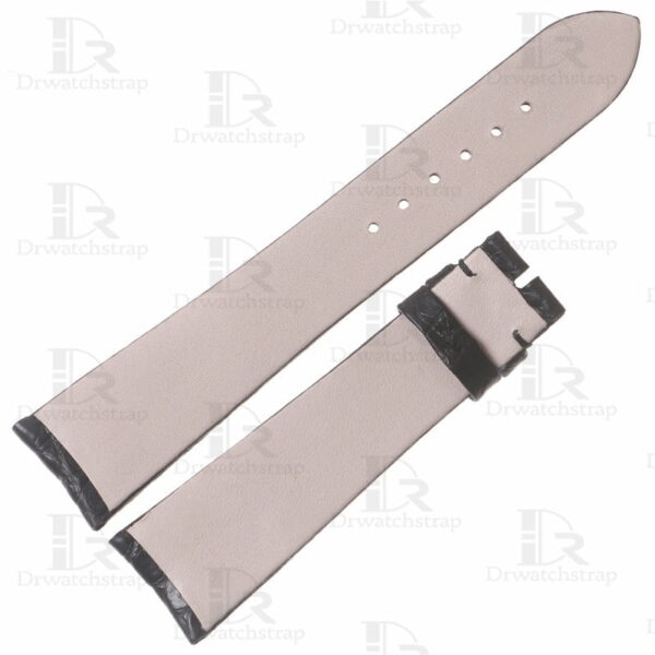 Buy custom Girard PerrBegaux 1966 Black leather watchband 20mm (3)