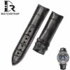 Buy custom Girard Perregaux World Time Series 49870 Black leather Watch band 20mm 21mm 22mm (1)