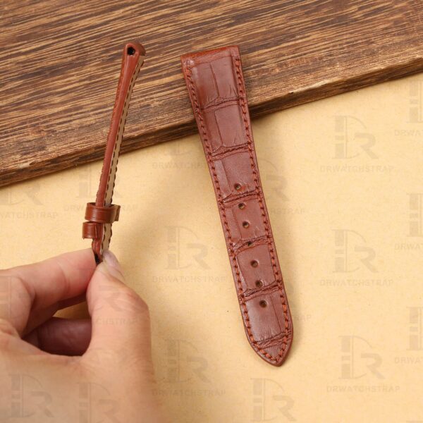 Buy custom Girard perregaux vintage 1945 Brown Watch Strap (4)