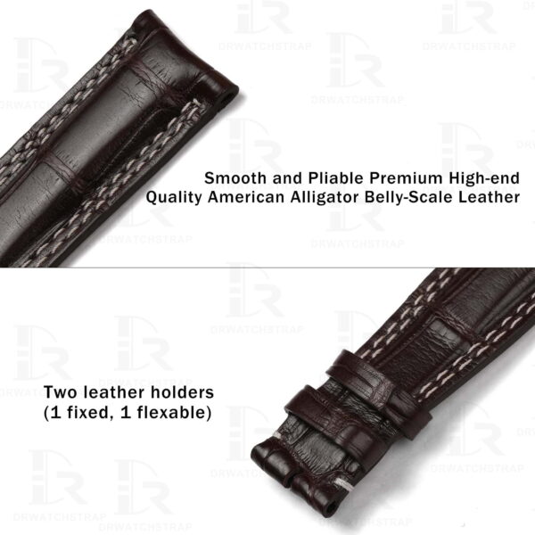 Buy custom Jaeger LeCoultre Master Compressor Brown lecoultre strap 21mm handmade for saleBuy custom Jaeger LeCoultre Master Compressor Brown lecoultre strap 21mm handmade for sale