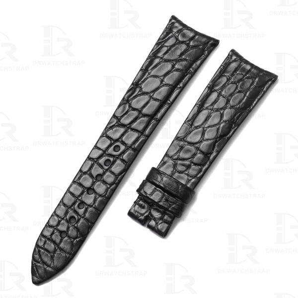 Genuine alligator leather watch strap for Girard Perregaux