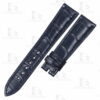 Dark Blue alligator leather material