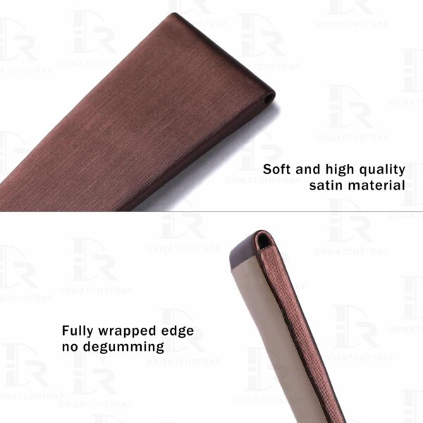 Fully wrapped edge and comfortable satin material